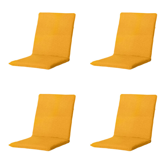 Madison stapelstoelkussen panama golden glow ca. 97x49 cm set van 4 3083572 large