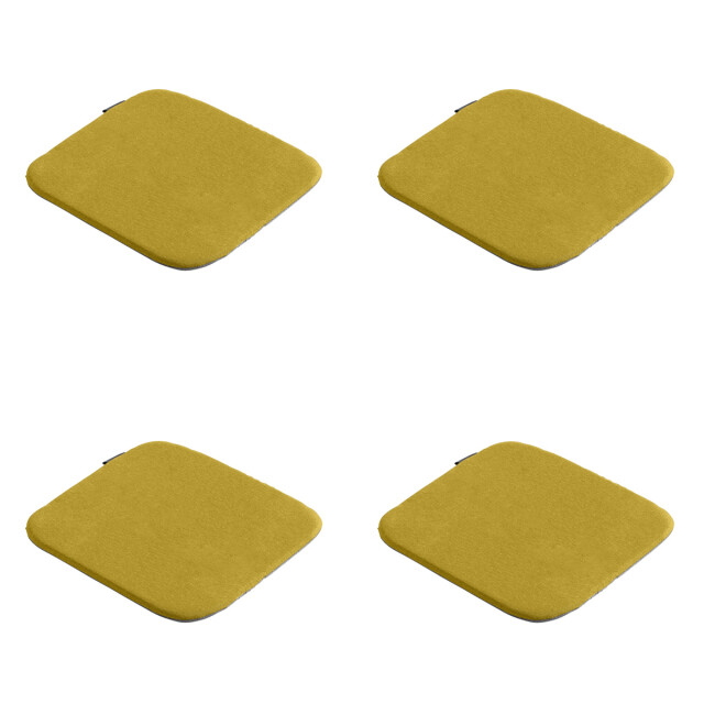 Madison zitkussen panama mustard ca. 40x40 cm set van 4 3083332 large
