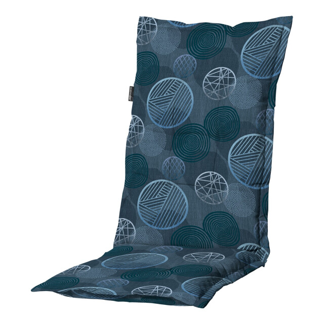 Madison tuinstoelkussen hoge rug circle blue ca. 123x50 cm set van 4 3083072 large