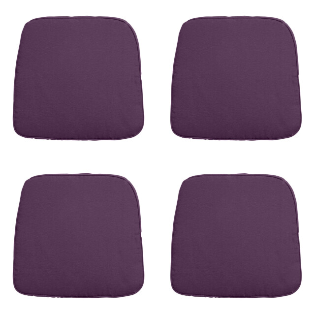 Madison zitkussen wicker panama purple ca. 48x48 cm set van 4 3083373 large