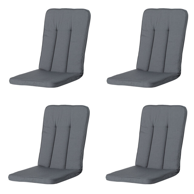 Madison tuinkussen exelsior/primero/balero rib grey ca. 110x48 cm set 3083535 large