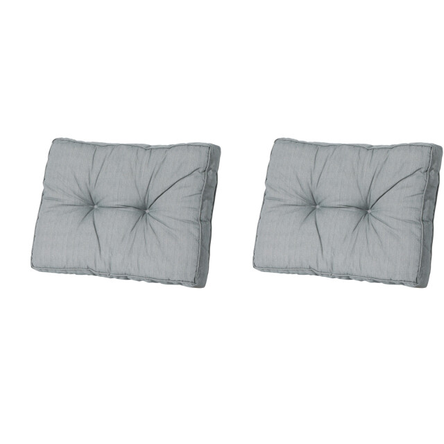 Madison florance rugkussen basic grey ca. 43x73 cm set van 2 3082795 large