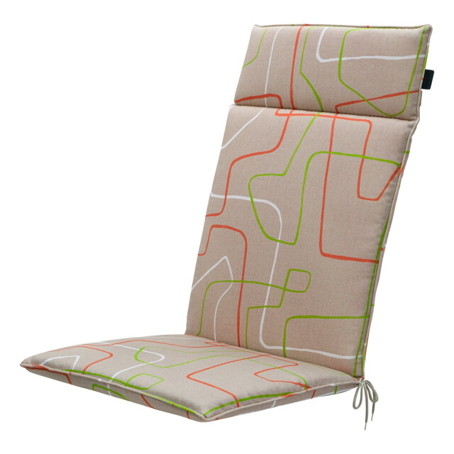 Madison tuinstoelkussen hoge rug joah terra ca. 120x50 cm set van 4 3082915 large