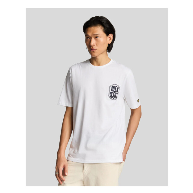 Lyle and Scott Lyle&scott embroidered badge graphic t-shirts ts2221v TS2221V large
