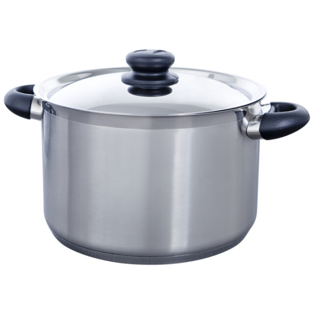 BK Cookware Bk karaat+ soeppan 24 cm rvs met deksel B5065.324 large