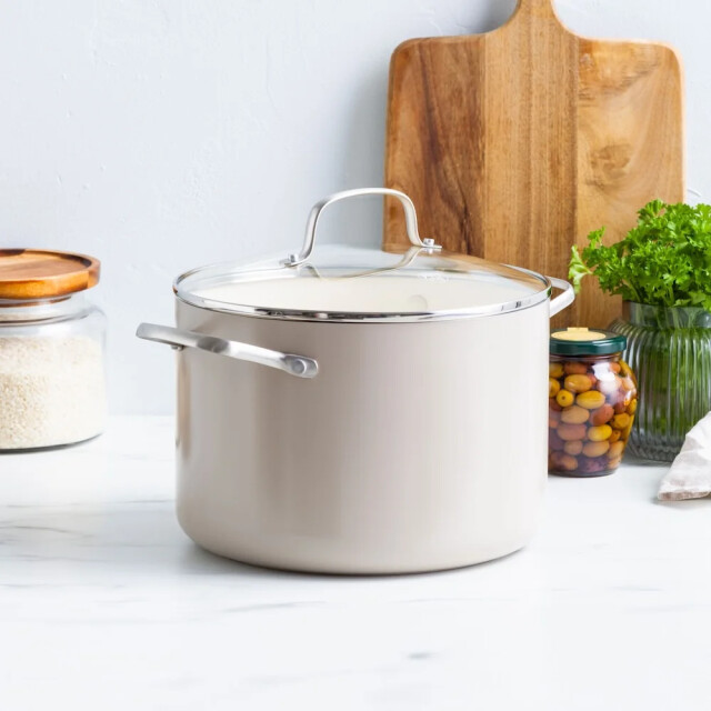 Greenchef Nordics antiaanbak soeppan crème 24 cm CC008169-001 large