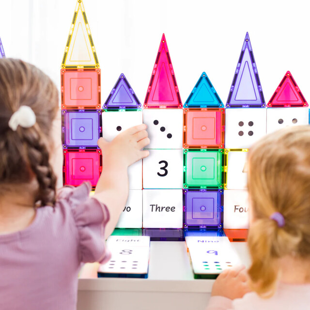 Learn and Grow Toys Learn and grow magnetische toppers rekenpakket 40 delig MTT-40PC-NUM large
