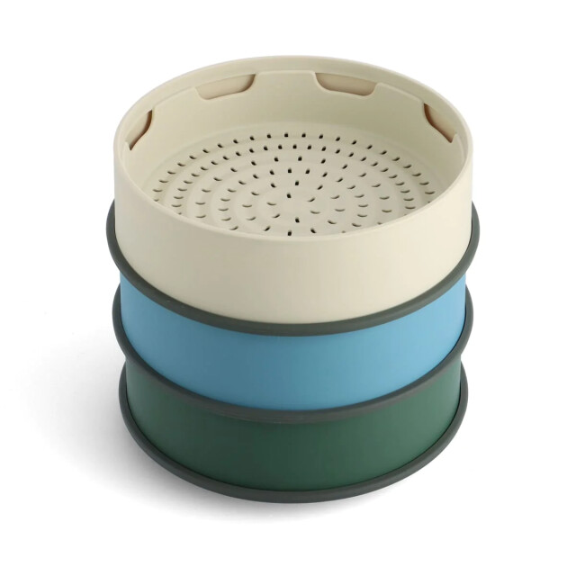 Greenpan Steamy 24 cm stoominzet creme CC006628-001 large