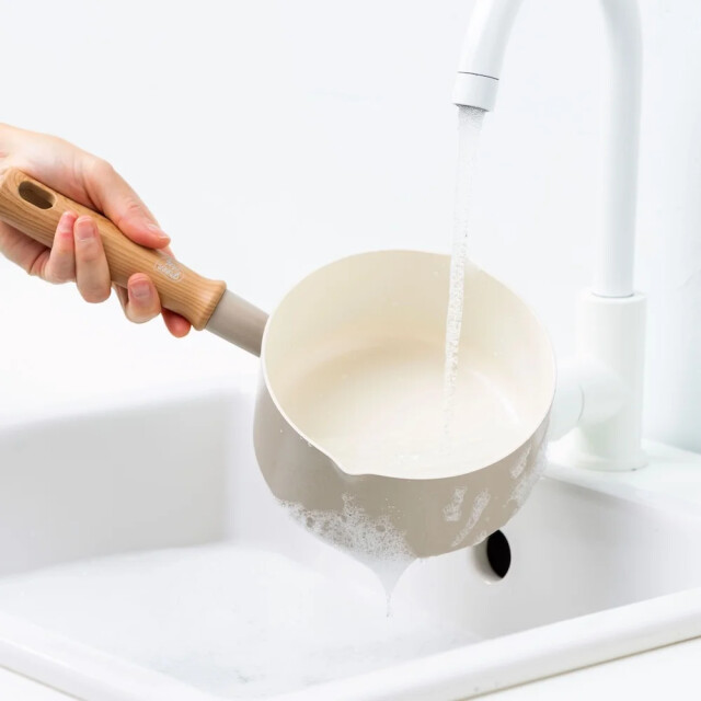Greenchef Nordics antiaanbak steelpan crème 16 cm CC008165-001 large
