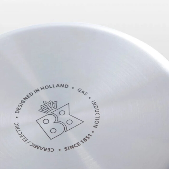 BK Cookware Bk premium+ pannenset 5 delig rvs veilig afgietsysteem B4431.005 large