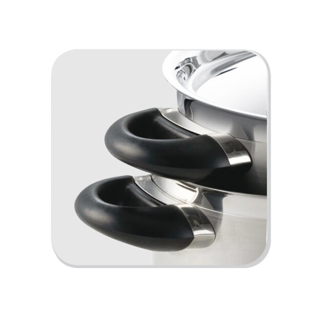 BK Cookware Bk karaat+ kookpannenset 5 delig rvs B5065.005 large