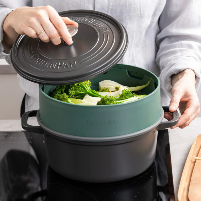 Greenpan Steamy 24 cm stoominzet - CC006629-001 large