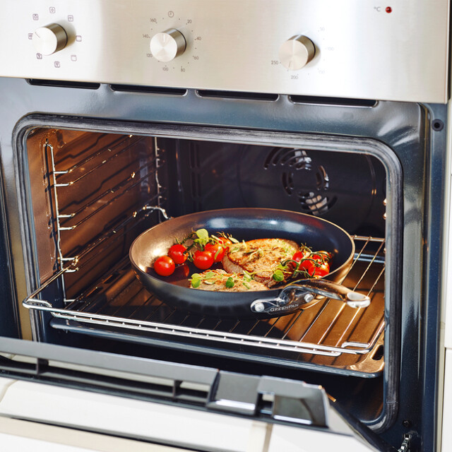 Greenpan Barcelona black keramische koekenpan 32 cm CC000859-001 large