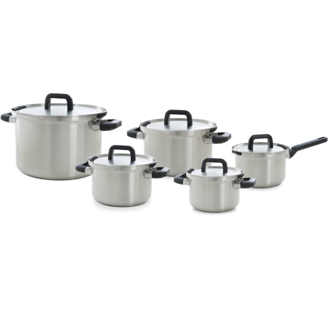 BK Cookware Bk flow cool soeppan 24 cm rvs met deksel B9920.324 large
