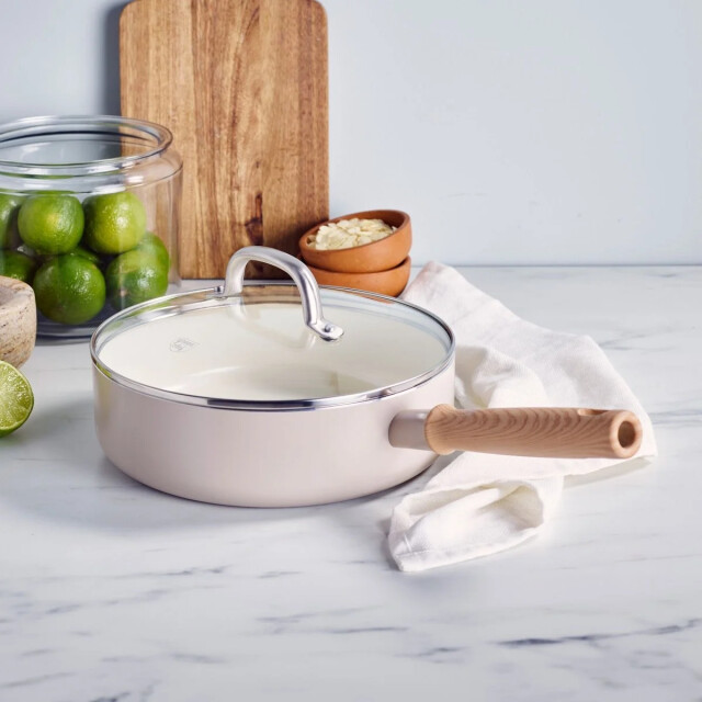 Greenchef Nordics crème hapjespan met deksel 24 cm CC006211-007 large