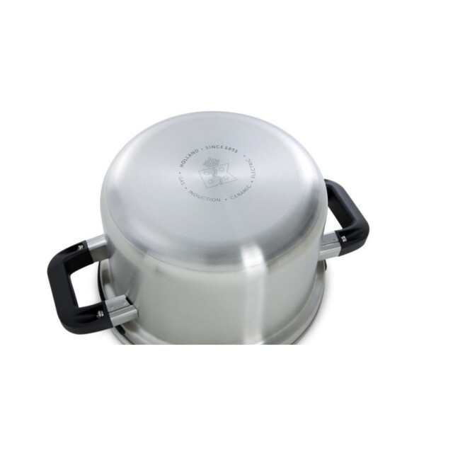 BK Cookware Bk flow cool soeppan 24 cm rvs met deksel B9920.324 large