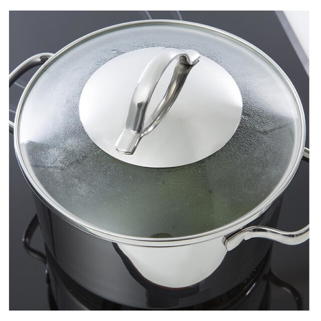 BK Cookware Bk essentials soeppan 24 cm rvs met glazen deksel B4910.324 large