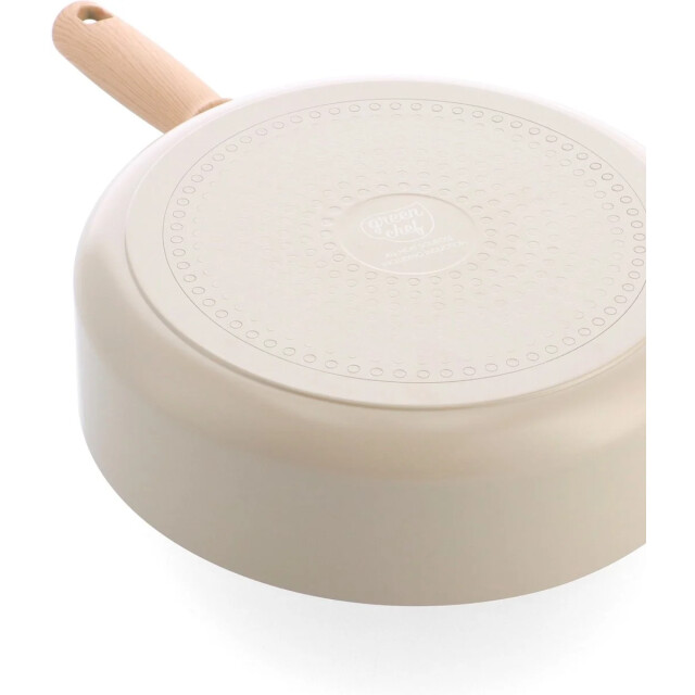 Greenchef Nordics crème hapjespan met deksel 24 cm CC006211-007 large