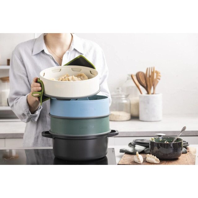 Greenpan Steamy 24 cm stoominzet - CC006630 large