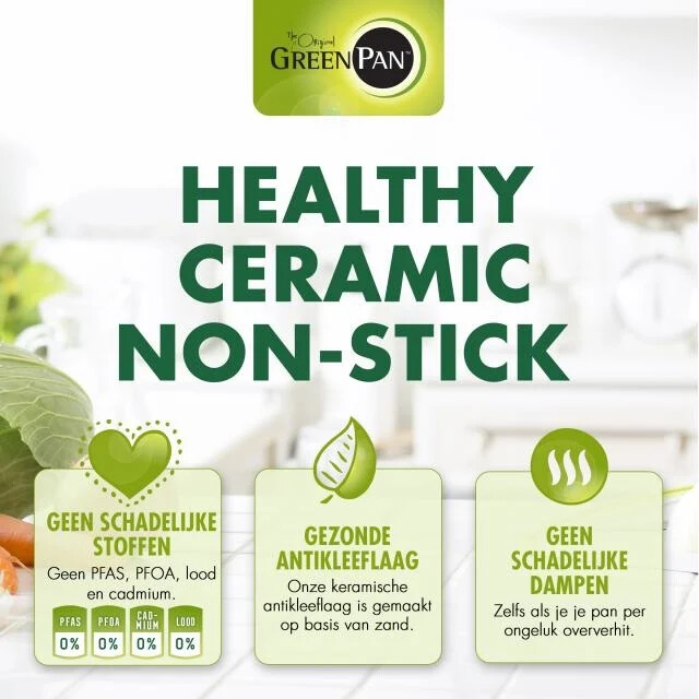 Greenpan Torino keramische wokpan 28 cm CC001695-001 large