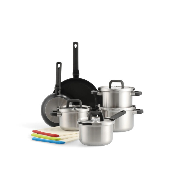 BK Cookware Bk flow cool kookpannenset rvs veilig afgietsysteem B9920.004 large