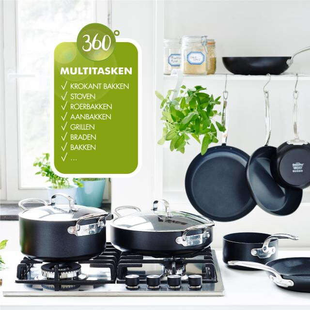 Greenpan Barcelona keramische infinity pro koekenpan 28 cm CW002207-002 large