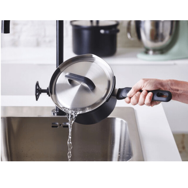 BK Cookware Bk flow cool black kookpannenset- 5 delig rvs veilig afgietsysteem 7865421809297 large