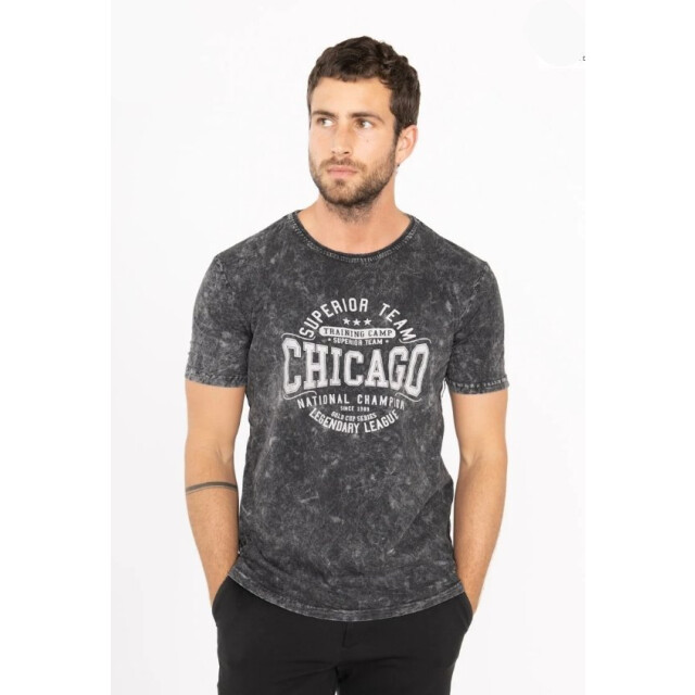 X-Name Italianstyle heren t-shirt - ronde hals chicago XN-86334-DG large