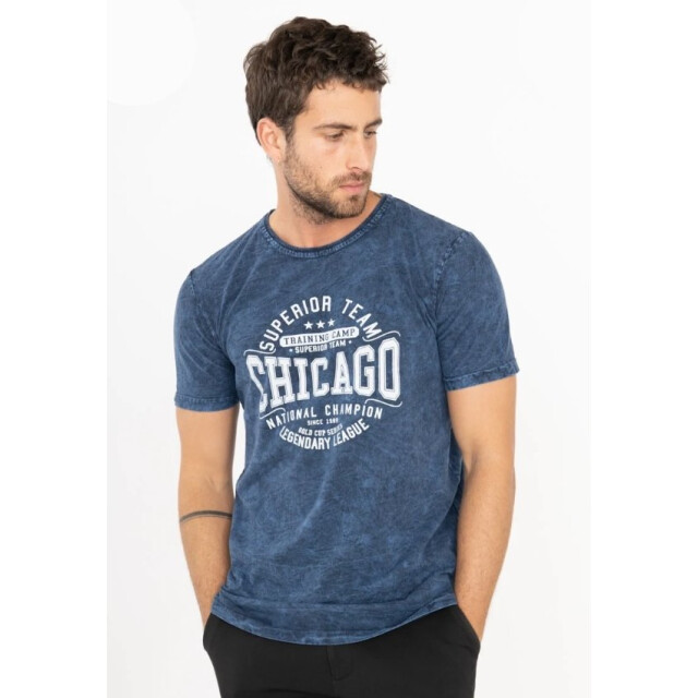 X-Name Italianstyle heren t-shirt - ronde hals chicago XN-86334-DN large