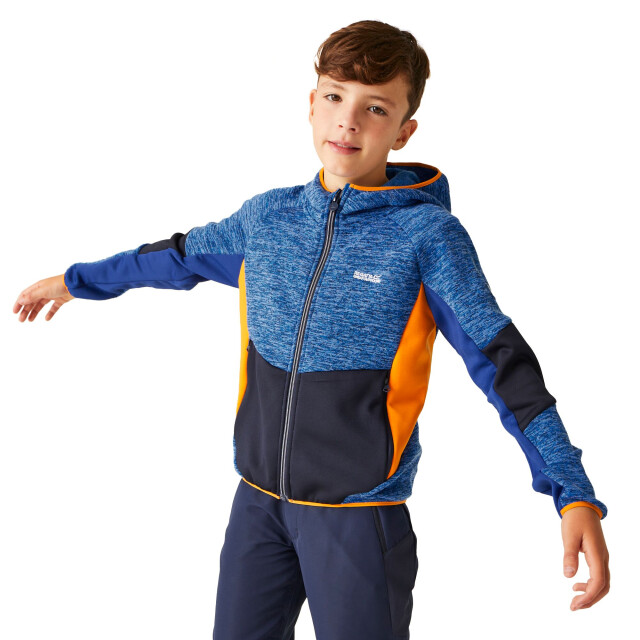 Regatta Kinder/kinder dissolver viii full zip fleecejack UTRG10505_oxfordbluenavynewroyal large