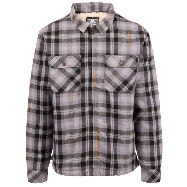 Trespass Heren danehill sherpa gevoerd overhemd UTTP6592_stormgrey large
