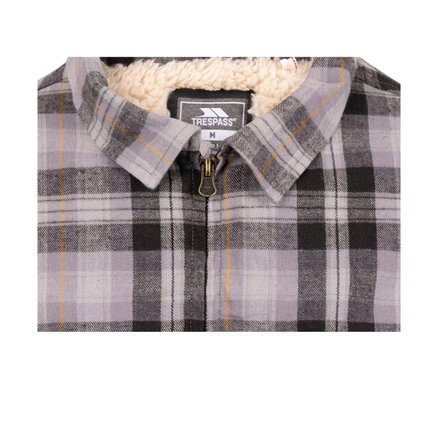 Trespass Heren danehill sherpa gevoerd overhemd UTTP6592_stormgrey large