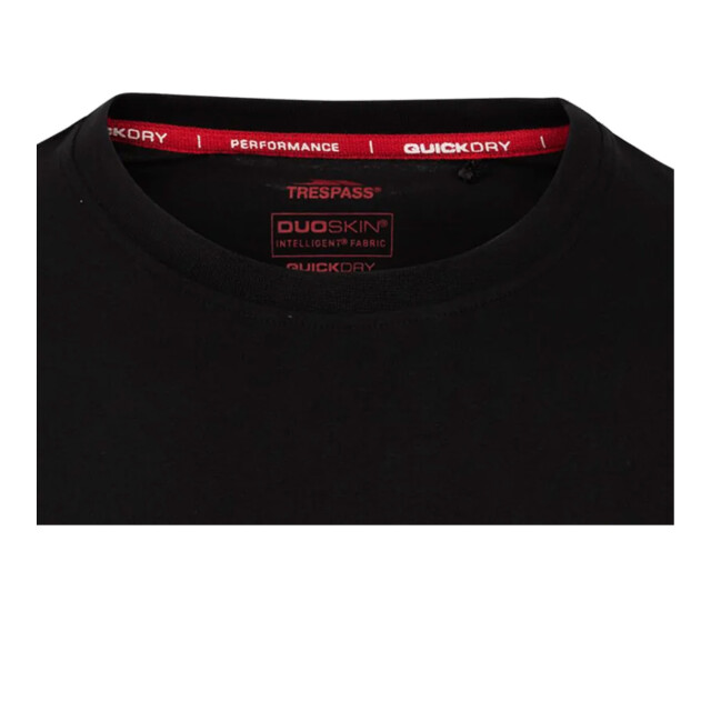 Trespass Heren macley t-shirt met lange mouwen UTTP6654_black large