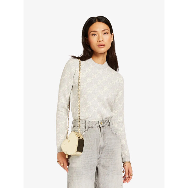 Josh V Dames trui fae grey malange JV-2412-0201-067 large