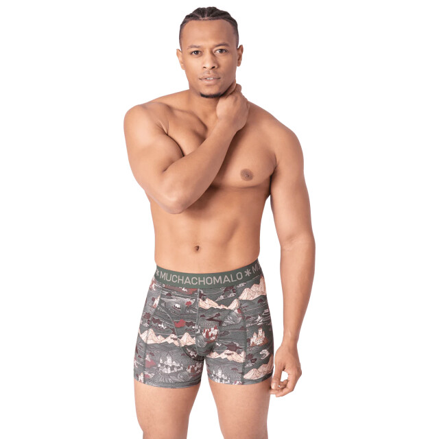 Muchachomalo Heren 3-pack boxershorts maze life MAZELIFE1010-07 large