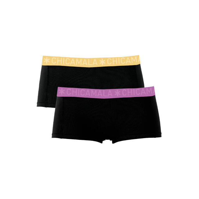 Muchachomalo Meisjes 2-pack boxershorts SOLID1215-74J large