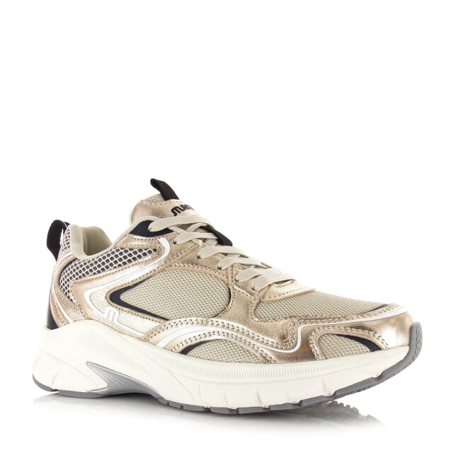 Maruti novi sneakers metallic gold lage sneakers dames 66.1810.01- P00 large