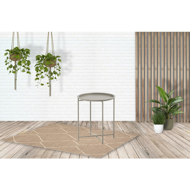 SenS-Line nora bijzettafel Ø46cm metaal taupe 3079711 large