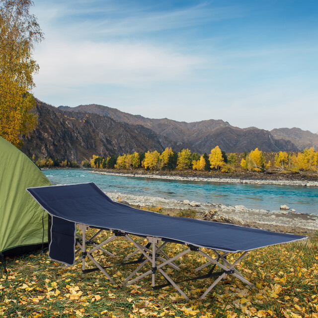 4goodz Outsunny veldbed opvouwbaar campingbed met opbergtas 3083701 large