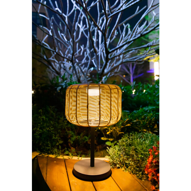 SenS-Line nina tuinlamp solar Ø35cm rotan 3079764 large