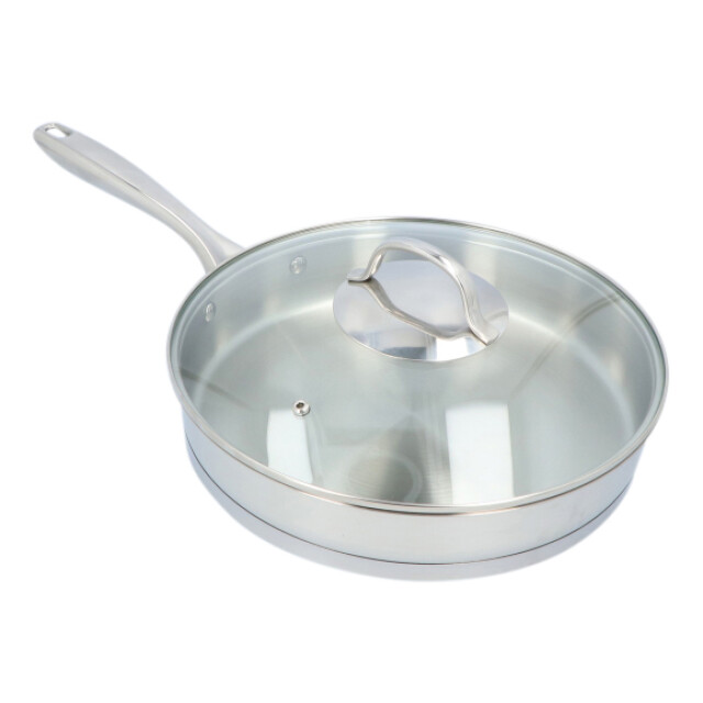 Secret de Gourmet Pfas vrij dubbelwandige rvs hapjespan met deksel 28 cm - 3082624 large