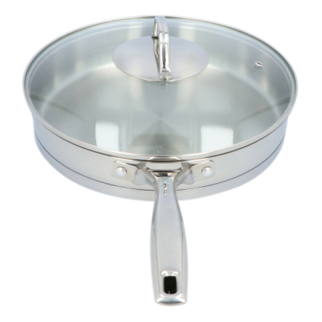 Secret de Gourmet Pfas vrij dubbelwandige rvs hapjespan met deksel 28 cm - 3082624 large