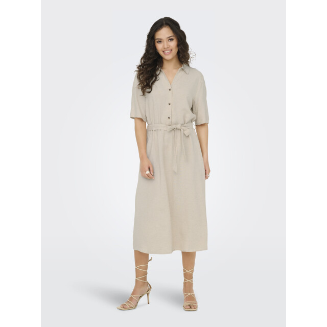 Jacqueline de Yong Jdysay 2/4 midi shirt dress wvn noo 15338771 large
