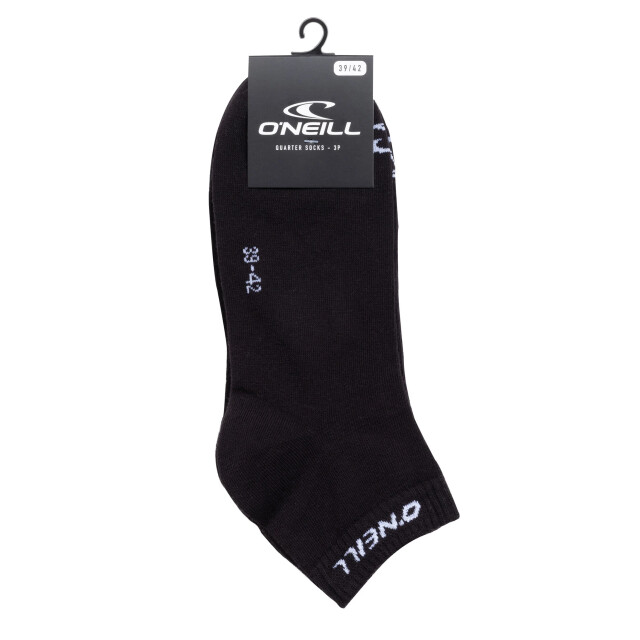 O'Neill Sneakersokken unisex quarter 3-pack 750003B large