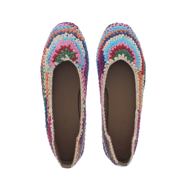 Vivian Ray Wonder multi ballerina | dames | maat: | stof en immitatieleer 109962 large