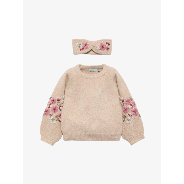 Abel & Lula Sweater w/embroidered headband 5-847-4 large