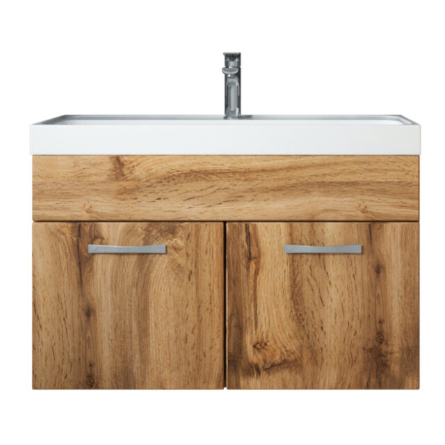 Badplaats Badkamermeubel set paso 01 80 x 40 cm - badmeubel met wastafel 3181375 large