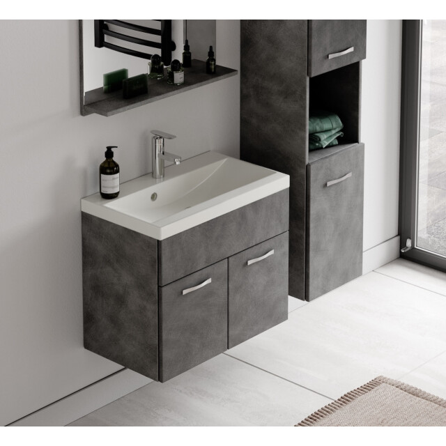 Badplaats Badkamermeubel montreal set 02 60 x 35 cm donker badmeubel 3181404 large