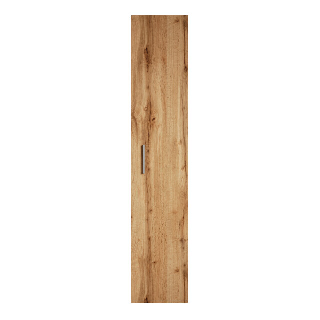 Badplaats Badkamerkast pluto 30 x 30 x 150 cm eiken met zwart -hangende 3181182 large