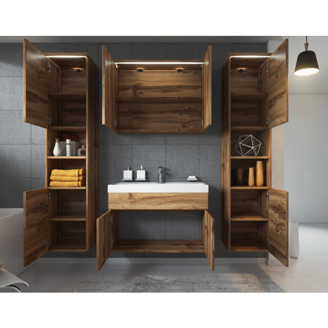 Badplaats Badkamermeubel set paso xl 80 x 40 cm - badmeubel met 3181363 large